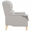 vidaXL Fauteuil Wolken grijs 76 x 94 x 102 cm Stof