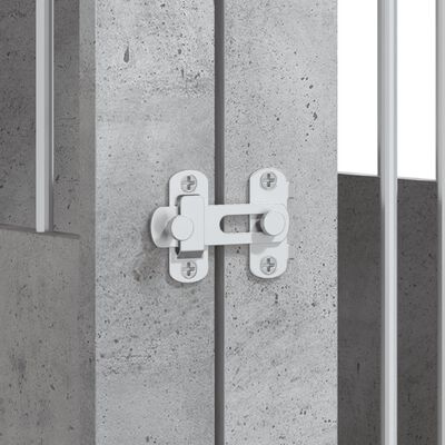 vidaXL Hondenbench 55x75x65 cm bewerkt hout betongrijs