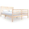 vidaXL Bedframe massief hout 150x200 cm