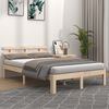 vidaXL Bedframe zonder matras massief hout 120x200 cm