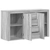vidaXL Dressoir met lade Grijs Sonoma 120 x 36 x 69 cm Bewerkt hout