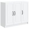 vidaXL Dressoir Wit 89 x 34,5 x 77 cm Bewerkt hout