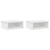 vidaXL Nachtkastje 2 pcs Wit 40 x 31 x 15 cm Bewerkt hout