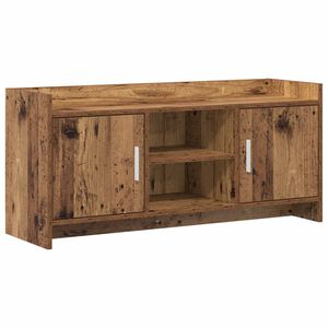 vidaXL TV-kast 102 x 33 x 47 cm Oud hout Bewerkt hout