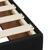 vidaXL Boxspring met matras fluweel zwart 180x200 cm