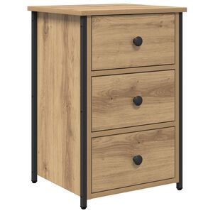 vidaXL Nachtkastje Bruin 40 x 36 x 60 cm Massief Gerecycled Hout