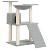vidaXL Kattenmeubel met sisal krabpalen 83 cm lichtgrijs