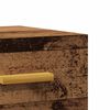 vidaXL Nachtkastjes 2 st wandgemonteerd 35x35x20 cm oud houtkleurig