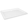 vidaXL Douchebak met noppen 90x70x4 cm ABS wit