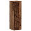 vidaXL Plantenstandaards 2 st 25x25x80 cm bewerkt hout oud houtkleurig