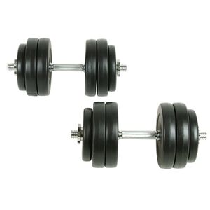 vidaXL 18-delige Halterset 30 kg
