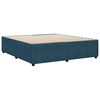 vidaXL Bedframe fluweel blauw 180x200 cm