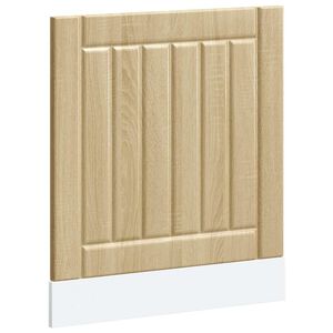 vidaXL Vaatwaspaneel Lucca bewerkt hout sonoma eikenkleurig