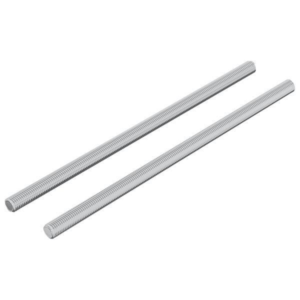 vidaXL Draadstaaf 2 pcs Zilver 6 x 135 mm Staal
