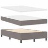 vidaXL Boxspring bed met matras met LED Taupe 120 x 190 cm Stof