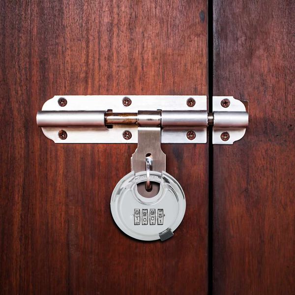 vidaXL Discusloten met sleutels 2 pcs Zilver 7 x 2,3 x 7 cm