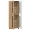 vidaXL Hoge kast met plank Artisan Eiken 60 x 35 x 182 cm Bewerkt hout
