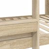 vidaXL Bunk Bed voor Kinderen Sonoma Eiken 75 x 190 cm Bewerkt hout