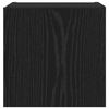 vidaXL TV Wandkast Zwart Eiken 30,5 x 35 x 30 cm Bewerkt hout