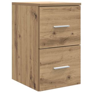 vidaXL Badkamerkast Tussenin Artisanaal eiken 30 x 35 x 50 cm