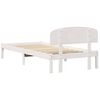 vidaXL Bedframe met hoofdeinde Wit 90 x 200 cm Massief grenenhout