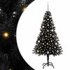 vidaXL Kerstboom Zwart 150 cm PVC