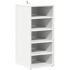 vidaXL Schoenenkast 31,5x35x70 cm bewerkt hout wit