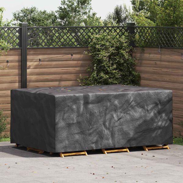 vidaXL Meubelhoes Effen Zwart 230 x 165 x 80 cm 600D
