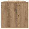 vidaXL Wandkast Artisan Eiken 100 x 36,5 x 35 cm Bewerkt hout