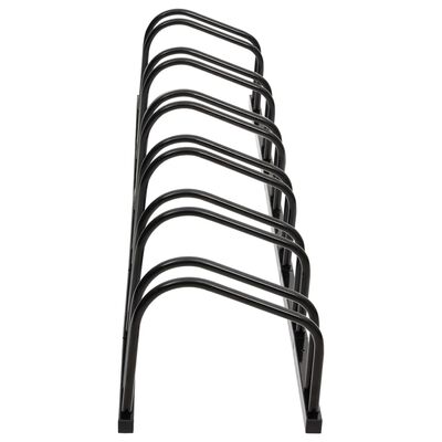 vidaXL Fietsenrek voor 6 fietsen staal zwart