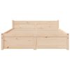 vidaXL Bedframe zonder matras massief hout 120x200 cm