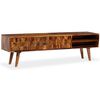 vidaXL Tv-meubel 140x30x40 cm massief acaciahout