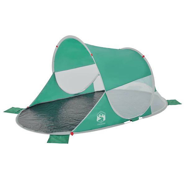 vidaXL Strandtent pop-up waterdicht zeegroen
