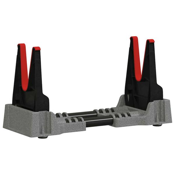 vidaXL Schietsteun Grijs 46 x 14 x 19.5 cm Kunststof