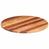 vidaXL Tafelblad rond 25-27 mm 80 cm massief acaciahout