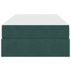 vidaXL Opbergbed met matras met matras Donkergroen 90 x 200 cm Fluweel
