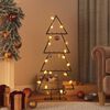 vidaXL Kerstdecoratie kerstboom 125 cm metaal zwart