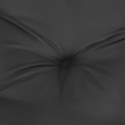 vidaXL Tuinstoelkussens 6 st hoge rug 120x50x7 cm stof zwart