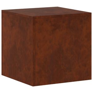 vidaXL Plantenstandaard Roestkleurig 40 x 40 x 40 cm weervast staal