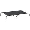 vidaXL Hondenmand verhoogd 150x90x20 cm Oxford stof en staal zwart
