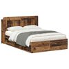 vidaXL Bedframe met opslag Oud hout 135 x 190 cm Bewerkt hout