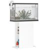 vidaXL Aquariumstandaard Wit 75x36x72,5 cm Bewerkt Hout