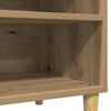 vidaXL Platenkast 84,5x38x48 cm bewerkt hout artisanaal eikenkleur