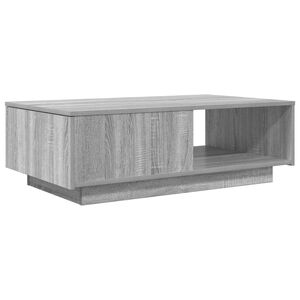 vidaXL Salontafel met lade Grijs Sonoma 95 x 55 x 31 cm Bewerkt hout