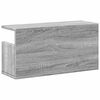 vidaXL Wandkast 60x20x30 cm bewerkt hout grijs sonoma eiken