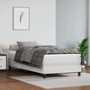 vidaXL Boxspring bed kunstleer wit 90x190 cm