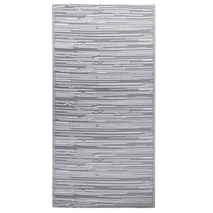 vidaXL Buitenkleed ARAKIL 120x180 cm PP grijs