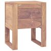 vidaXL Nachtkastje 40x30x50 cm massief teakhout