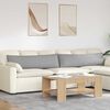 vidaXL Sofa Kussens 2 pcs Wolkengrijs 145 x 40 cm Stof