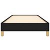 vidaXL Bedframe zonder matras 80x200 cm stof zwart
